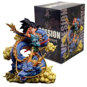 Anime Figuren - Dragon Ball Figur Son Goku avec Dragon